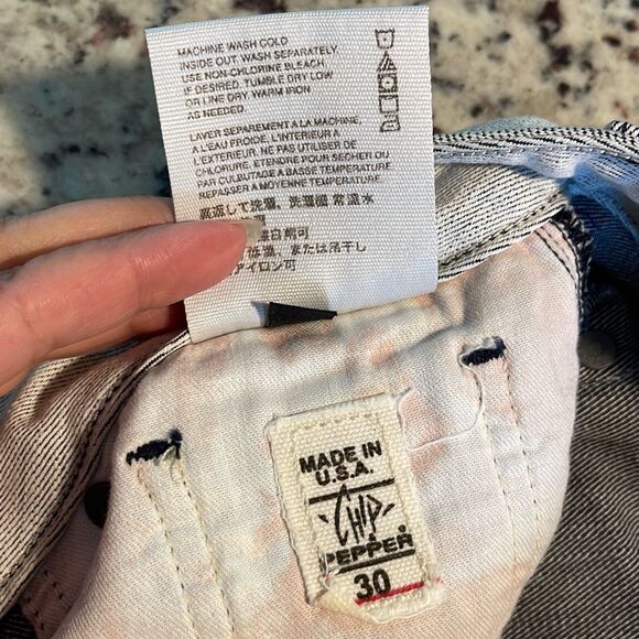 Chip & Pepper RARE Pamela Straight Leg denim jeans size 30 (10) Women's Gray NWT - Picture 7 of 10